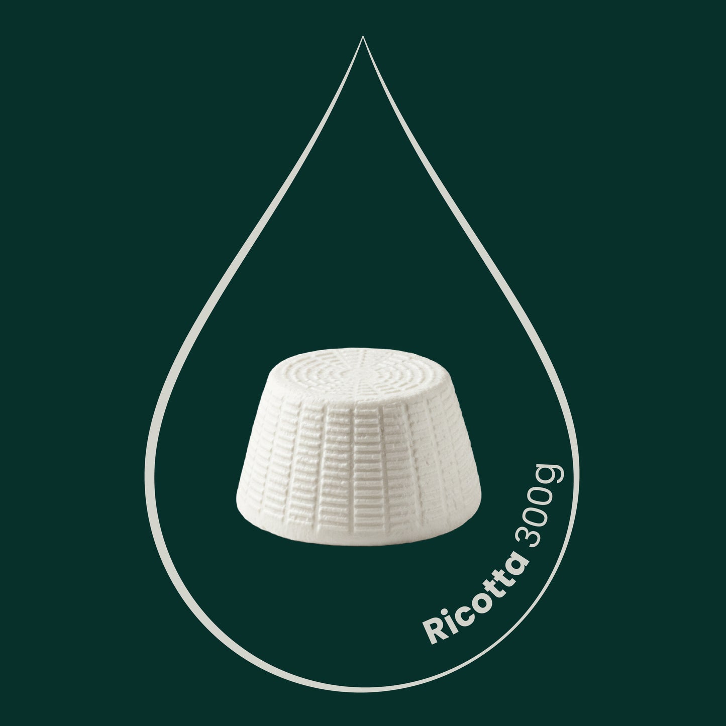 Ricotta da 300gr, 3 pezzi