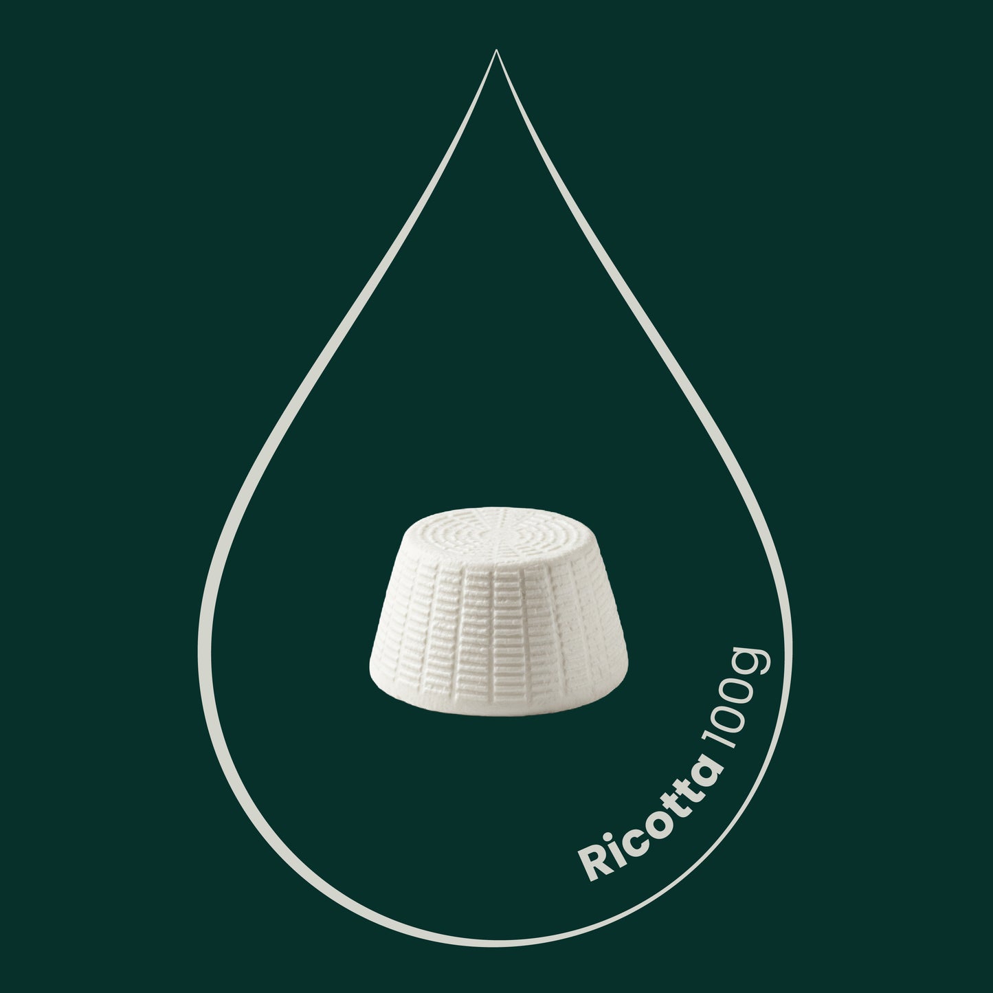 Ricotta da 100gr, 10 pezzi